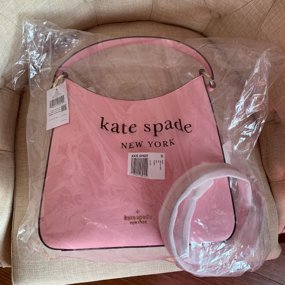 NWT Kate Spade Perry Shoulder Bag, Saffiano Leather *Mitten Pink*